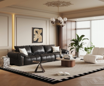 French Style A Living Room-ID:493174083