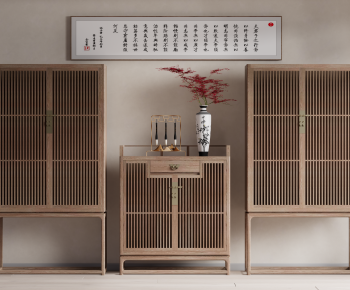 New Chinese Style Decorative Cabinet-ID:872924097