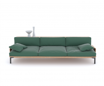 Modern Three-seat Sofa-ID:980840928