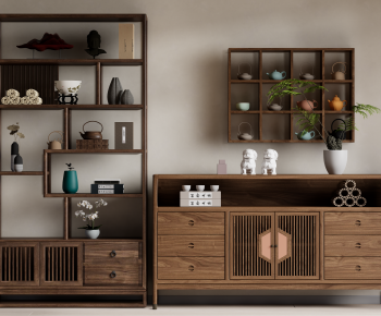 New Chinese Style Antique Rack-ID:264149901