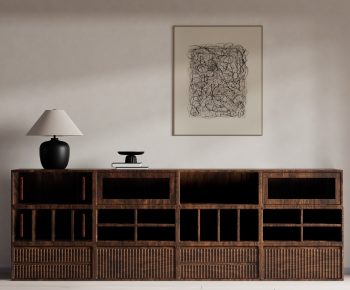 Wabi-sabi Style Side Cabinet-ID:512706046