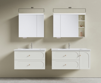French Style Bathroom Cabinet-ID:786273964