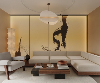 New Chinese Style A Living Room-ID:271362076