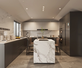 Modern Open Kitchen-ID:724761019