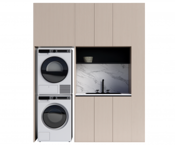 Modern Laundry Cabinet-ID:459486962