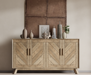 Wabi-sabi Style Side Cabinet-ID:278530162