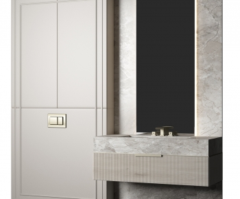 Modern Bathroom Cabinet-ID:112066031