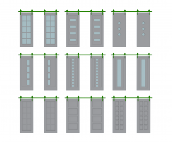 Modern Sliding Door-ID:210305939