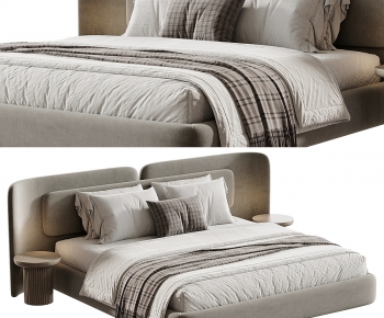 Modern Double Bed-ID:379428919