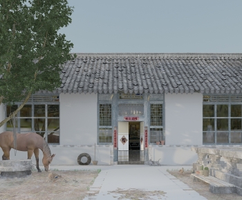 New Chinese Style Courtyard/landscape-ID:582551968