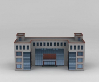 Modern School Building-ID:335387957