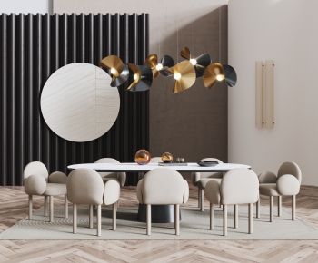 Modern Dining Table And Chairs-ID:454063893