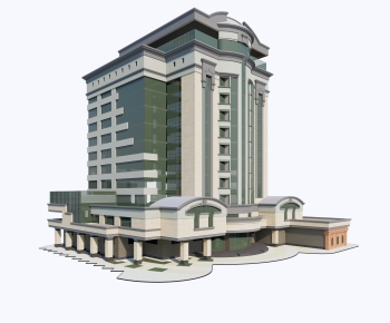 European Style Appearance Of Commercial Building-ID:175057892