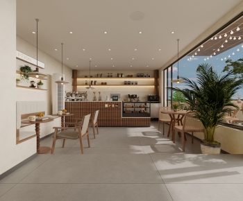 Wabi-sabi Style Dessert Shop-ID:337485077