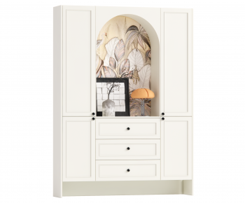 French Style Shoe Cabinet-ID:701894042