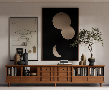 Wabi-sabi Style Side Cabinet-ID:760880951