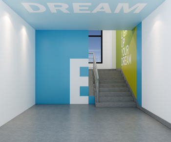 Modern Office Stairwell-ID:192856078