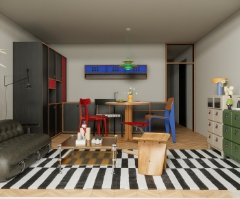 Modern A Living Room-ID:866084102