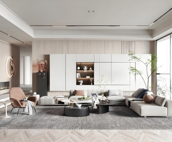 Modern A Living Room-ID:522351036