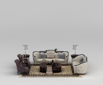 European Style Sofa Combination-ID:557320127