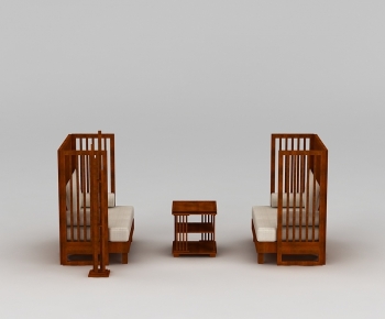 New Chinese Style Sofa Combination-ID:302695992