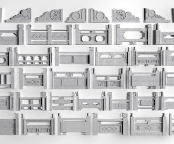 New Chinese Style Guardrail-ID:898009065