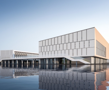 Modern Architecture Of Artistic Style-ID:694958937