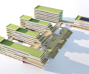 Modern School Building-ID:108597991