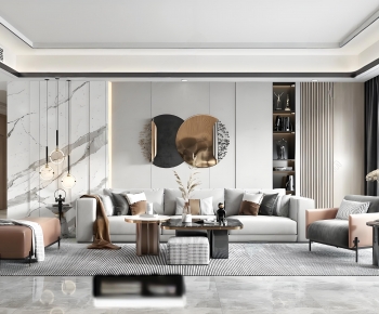 Modern A Living Room-ID:334852935