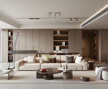 Modern A Living Room-ID:809920071