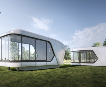 Modern Appearance Of Commercial Building-ID:344250222