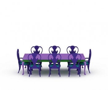 European Style Dining Table And Chairs-ID:675786977