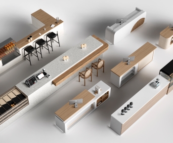 Modern Counter Bar-ID:438684947