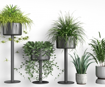 Modern Ground Green Plant Potted Plants-ID:964607008