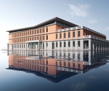 Modern Architecture Of Artistic Style-ID:878360032