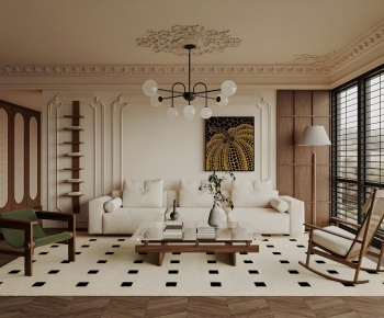 French Style A Living Room-ID:629420351