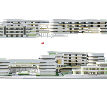 Modern School Building-ID:160808094