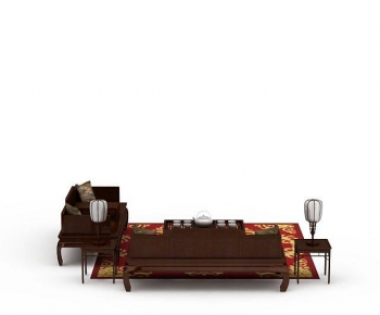 Chinese Style Sofa Combination-ID:888049698
