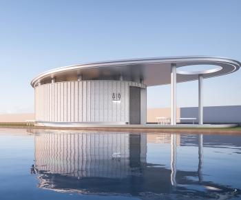 Modern Public Building-ID:548747069