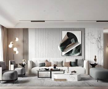 Modern A Living Room-ID:120849646