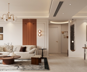 French Style A Living Room-ID:136009933