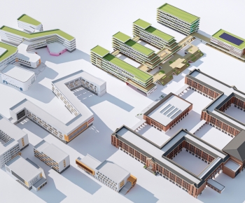 Modern School Building-ID:286560066