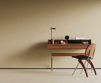 Modern Computer Desk And Chair-ID:591778044