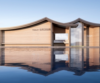 New Chinese Style Public Building-ID:757949119