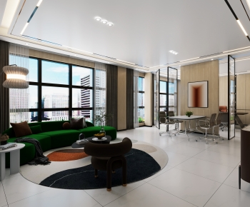 Modern Reception Room-ID:977404124
