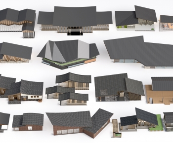 New Chinese Style Public Building-ID:258459098