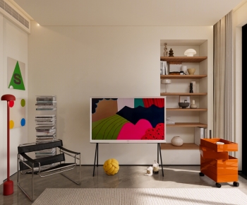 Modern A Living Room-ID:737440117