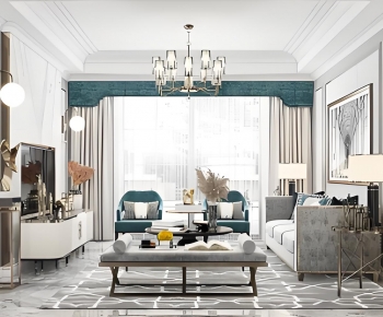 American Style A Living Room-ID:380949024