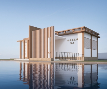 Modern Public Building-ID:465850117