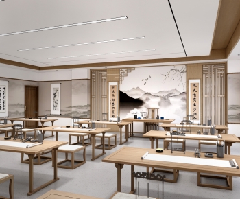 New Chinese Style Calligraphy Classroom-ID:665590866